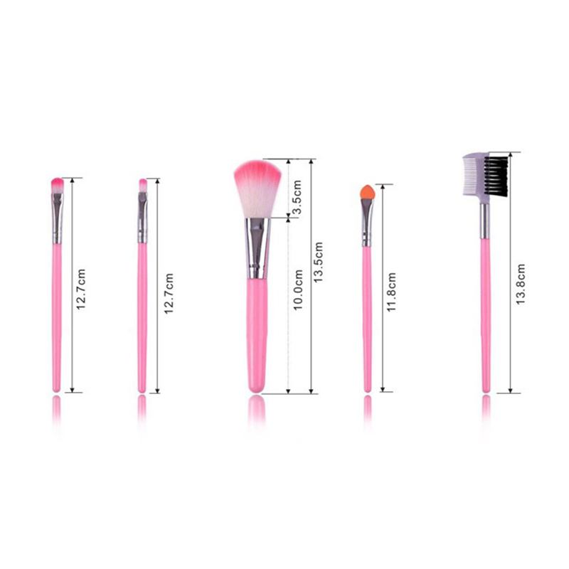 La Milee 20/5pcs Πινέλα Μακιγιάζ Σετ Σκιές Ματιών Foundation Powder Eyeliner Eyelash Lip Make Up Brush Cosmetic Beauty Tool Kit Hot