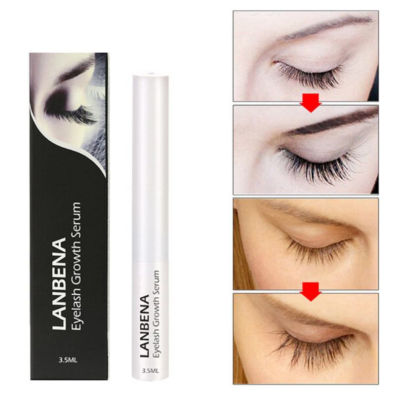 Lanbena Eyelash Growth Treatments Serum Liquid Eylashes Enhancer Eye Curling Thick Lengtheni