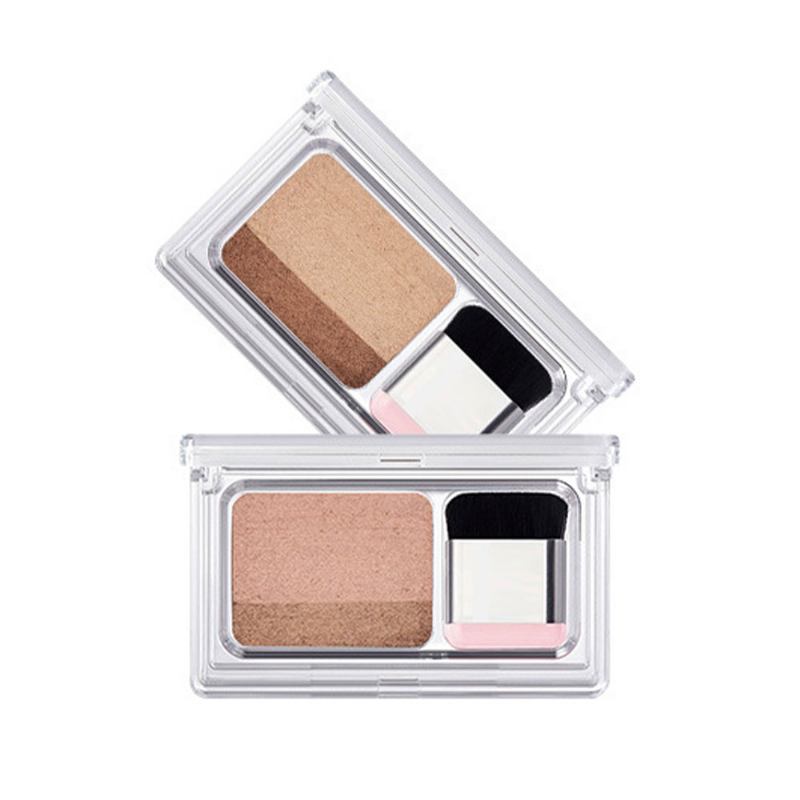 Lazy Double Color Phantom Eye Shadow Gradient Ramp Pearl Eyeshadow Earth No Blending Waterproof Eye