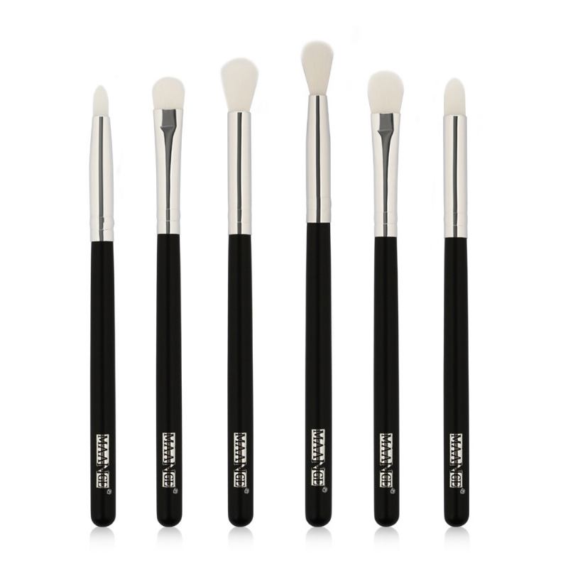 Λεπτό Επαγγελματικό Μακιγιάζ Eye Shadow Brushes Suit Minimalist 6pcs Ξύλινο Σετ Πολλαπλών Βουρτσών Ματιών