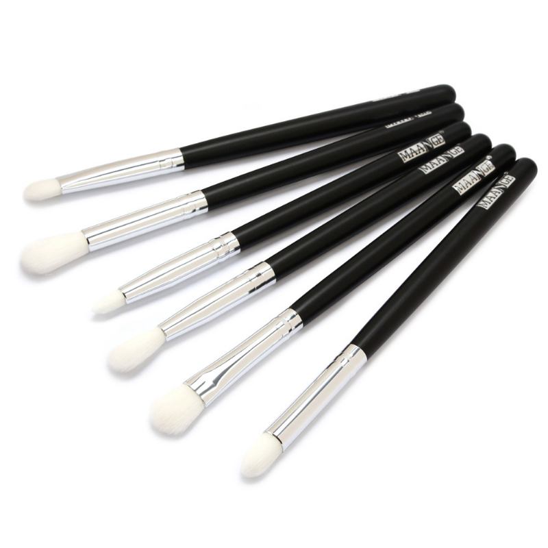 Λεπτό Επαγγελματικό Μακιγιάζ Eye Shadow Brushes Suit Minimalist 6pcs Ξύλινο Σετ Πολλαπλών Βουρτσών Ματιών