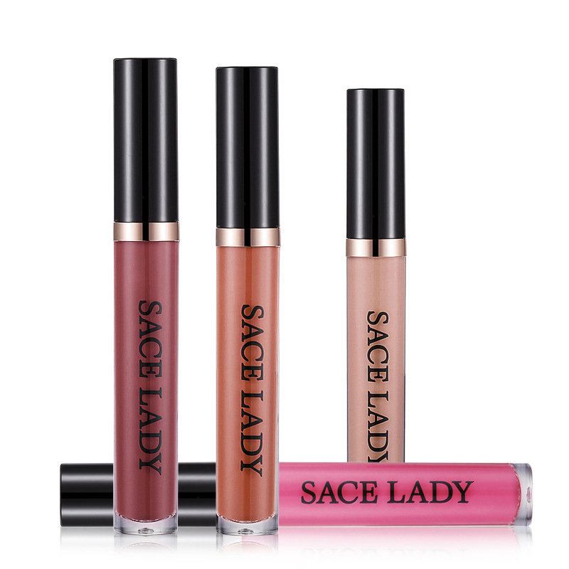 Long Wearing Lip Gloss Waterproof Liquid Lipstick High Intensity Pigment Matte Lipgloss Lip Cosmetic