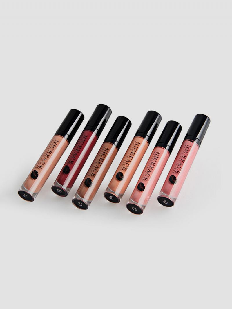 Ματ Velvet Lip Gloss Nonstick Cup Liquid Lipstick Αδιάβροχο Lipgloss Lip Cosmetic Μεγάλης Διάρκειας