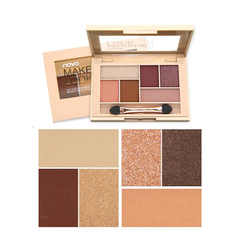 Matte Ground Eye Shadow Disc Silky Six Eyeshadow Pearl Light Ματ Χρώμα Σκιά Ματιών Εργαλείο Μακιγιάζ Για Αρχάριους