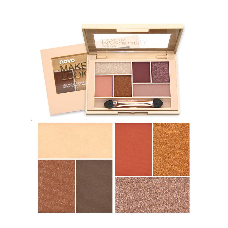 Matte Ground Eye Shadow Disc Silky Six Eyeshadow Pearl Light Ματ Χρώμα Σκιά Ματιών Εργαλείο Μακιγιάζ Για Αρχάριους