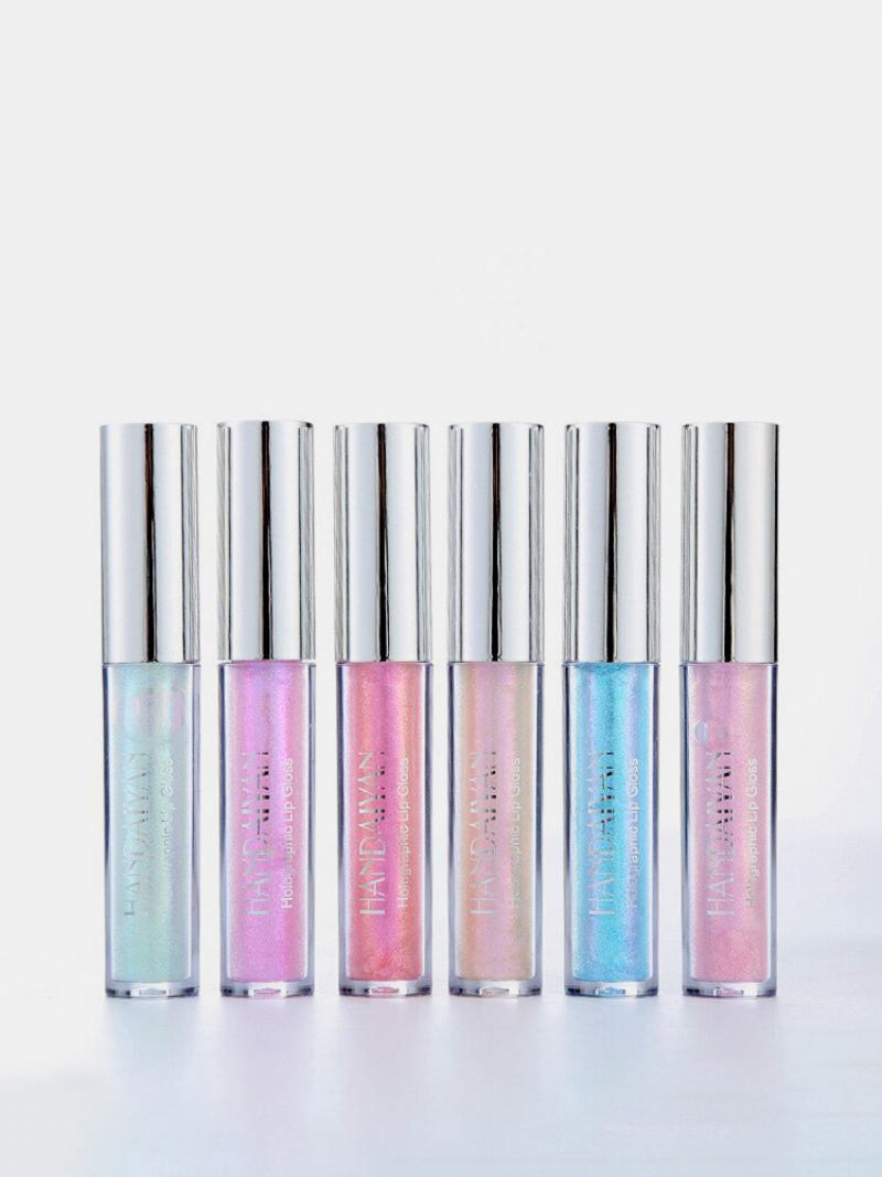 Mermaid Shimmer Liquid Lipstick Μεγάλης Διάρκειας Lip Gloss 6 Χρωμάτων Glitter Lip Μακιγιάζ