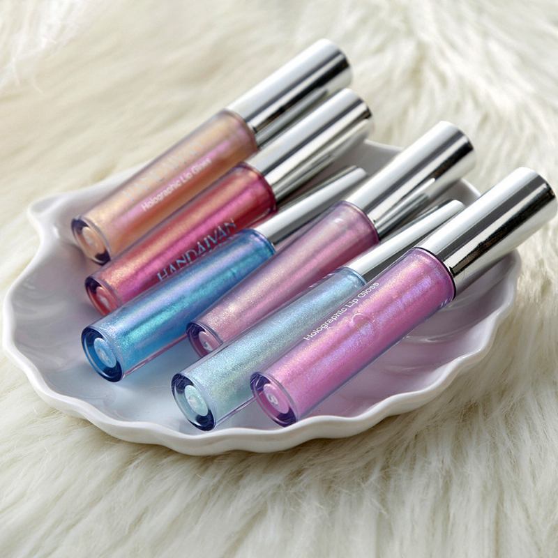 Mermaid Shimmer Liquid Lipstick Μεγάλης Διάρκειας Lip Gloss 6 Χρωμάτων Glitter Lip Μακιγιάζ