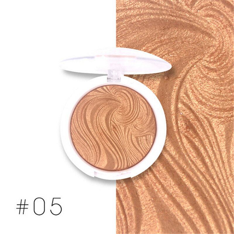 Miss Rose Face Highlighter Παλέτα Μακιγιάζ Αδιάβροχο White Gold Shimmer Brighten Powder Glow Kit