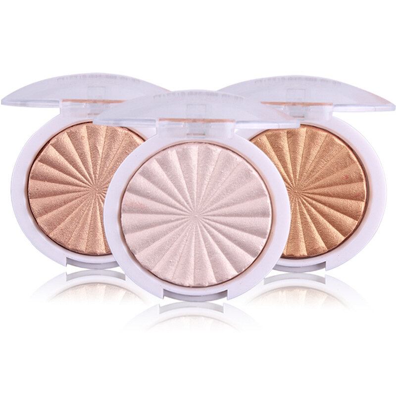 Miss Rose Highlighter Makeup Palette White Gold Shimmer Glow Brightening Powder Highlighters Cosmeti