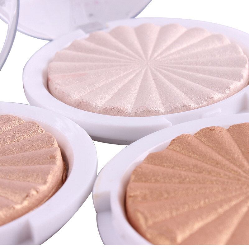 Miss Rose Highlighter Makeup Palette White Gold Shimmer Glow Brightening Powder Highlighters Cosmeti