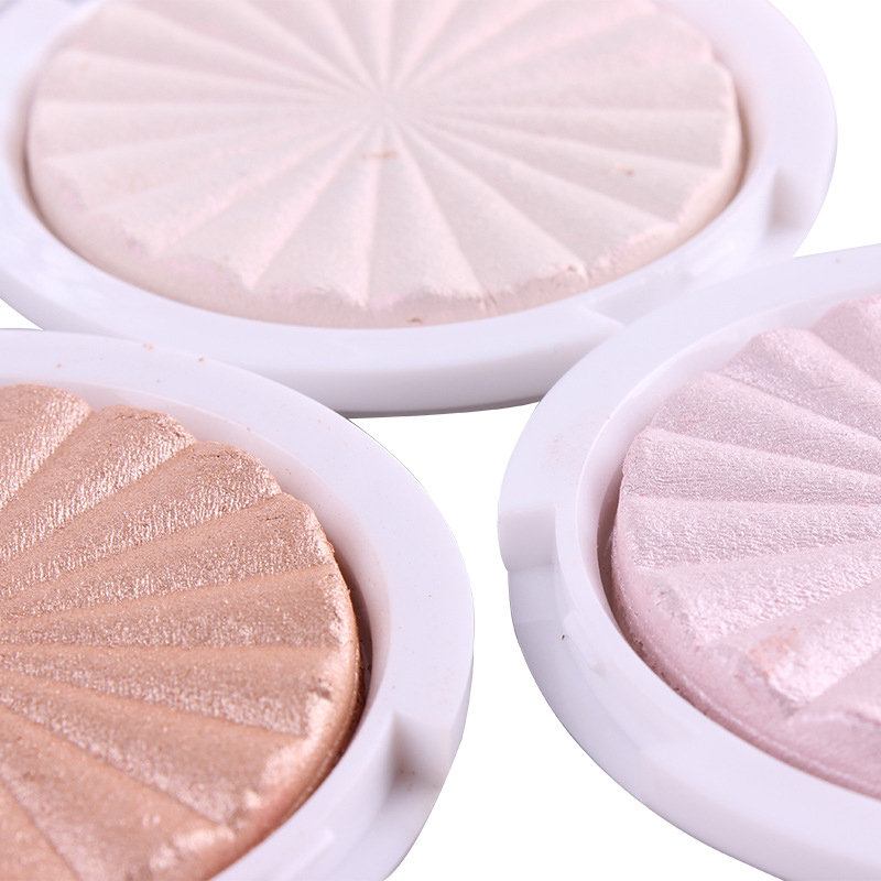 Miss Rose Highlighter Makeup Palette White Gold Shimmer Glow Brightening Powder Highlighters Cosmeti