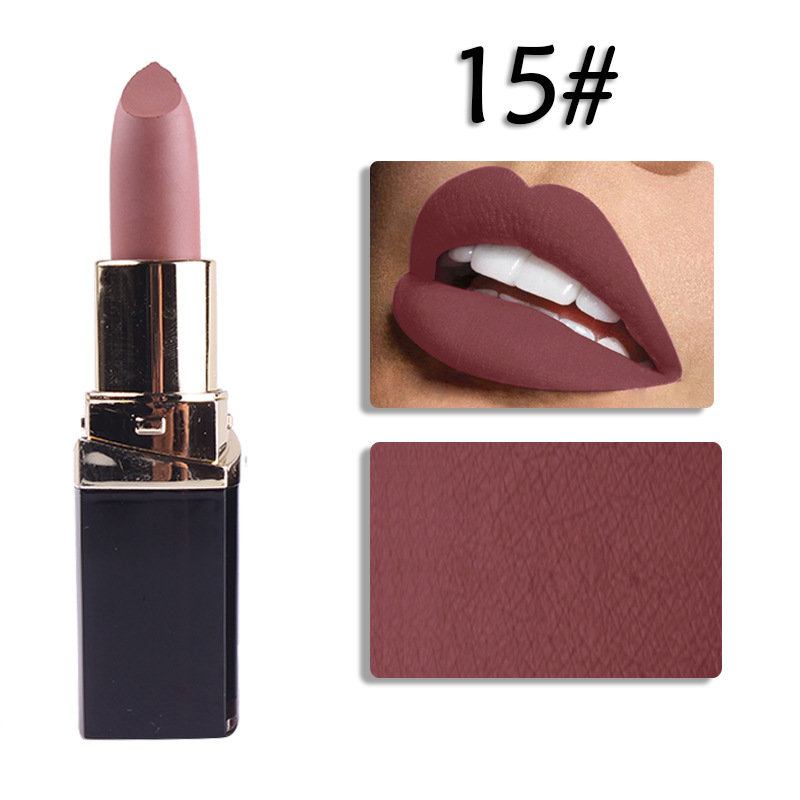 Miss Rose Sexy Red Matte Velvet Lipstick Cosmetic Waterproof Mineral Makeup Lips