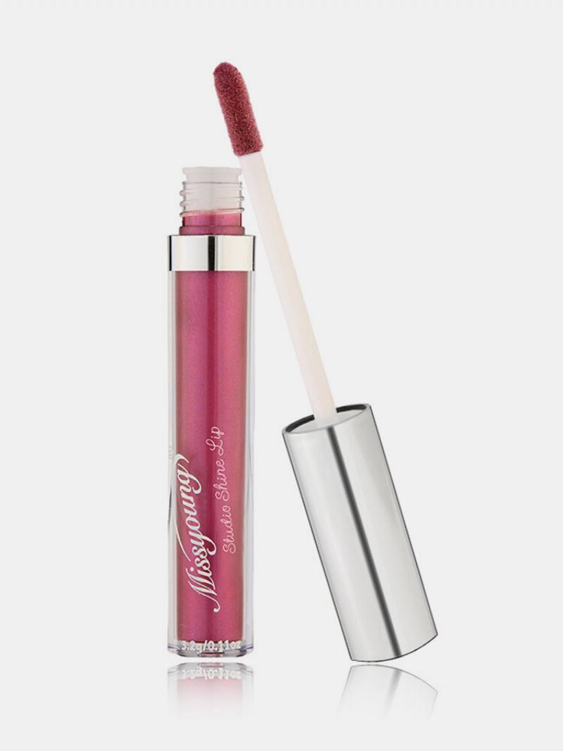 Missyoung Matte Liquid Lipstick Velvet Nude Pigment Lips Tint Beauty Sexy Metallic Lip Gloss