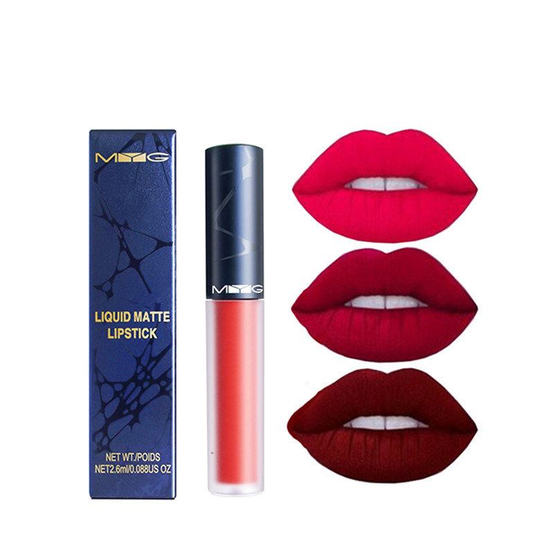 Myg Matte Liquid Lipstick Lip Gloss Lips Cosmetics Μακιγιάζ Μακράς Διαρκείας 14 Χρώματα