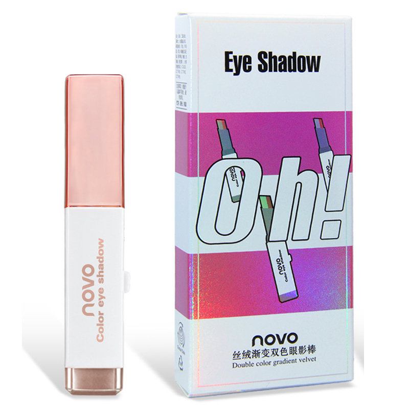 Novo Double Color Eye Shadow Stick Gradient Colors Makeup Pearl Eyeshadow Pen 6