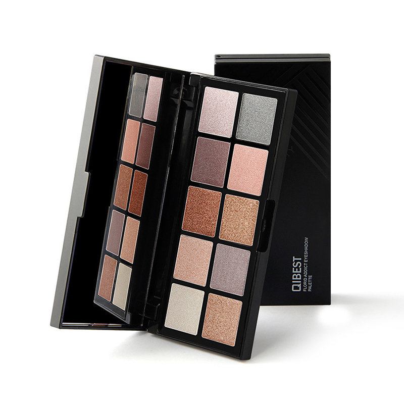 Παλέτα Σκιών 10 Χρωμάτων Smoky Eye Shadow Palette Shimmer Glitter Color Μακράς Διαρκείας Ματιών