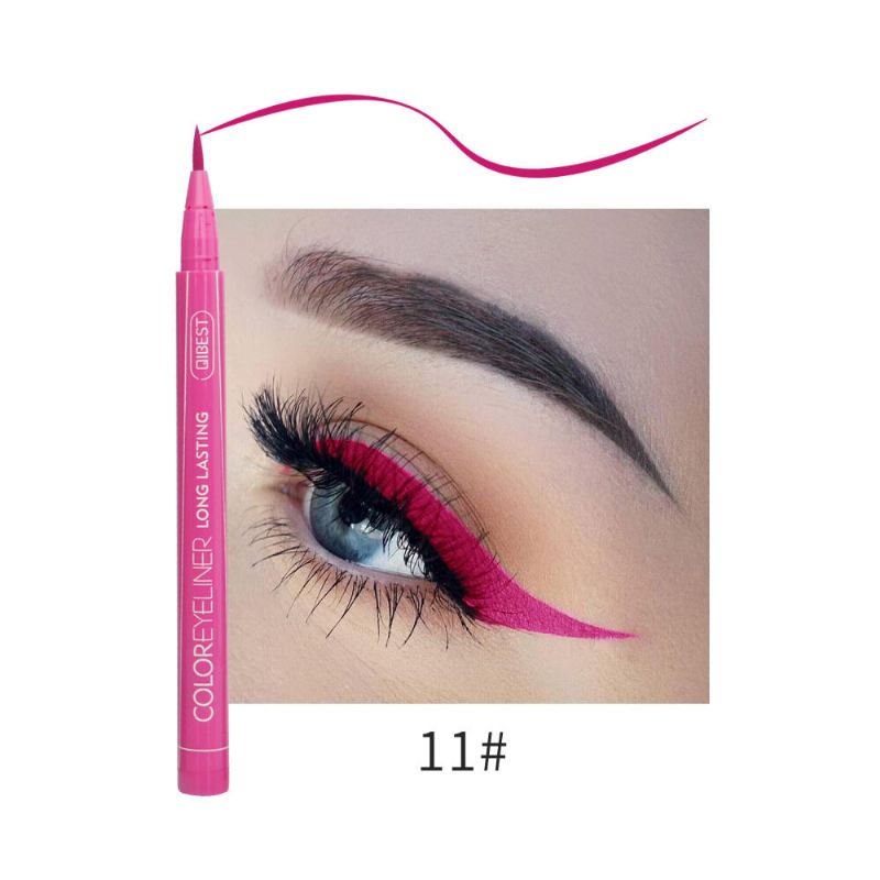 Πολύχρωμο Liquid Eyeliner Pen Αδιάβροχο Not Blooming Μολύβι Ματιών Μακράς Διαρκείας