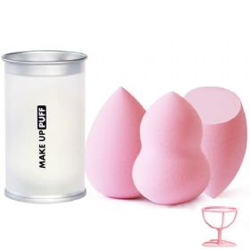 Πούδρα Μακιγιάζ Puff Dry Wet Three Shapes Sponge Makeup Tool Beauty Blender