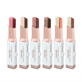 Professional Double Colors Eyeshadow Stick Natural Raw Material Eye Shadow Pen Gradient Waterproof Cosmetics