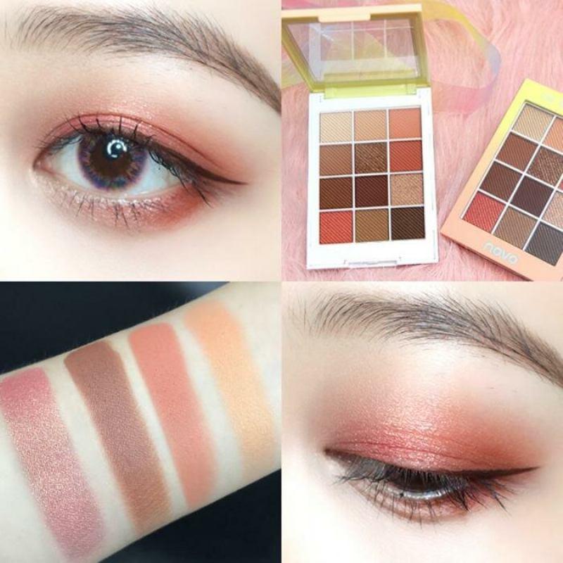 Rainbow Sugar Matte Eyeshadow Palette Maple Leaf Μακράς Διαρκείας Μακιγιάζ Ματιών Με Παλέτα