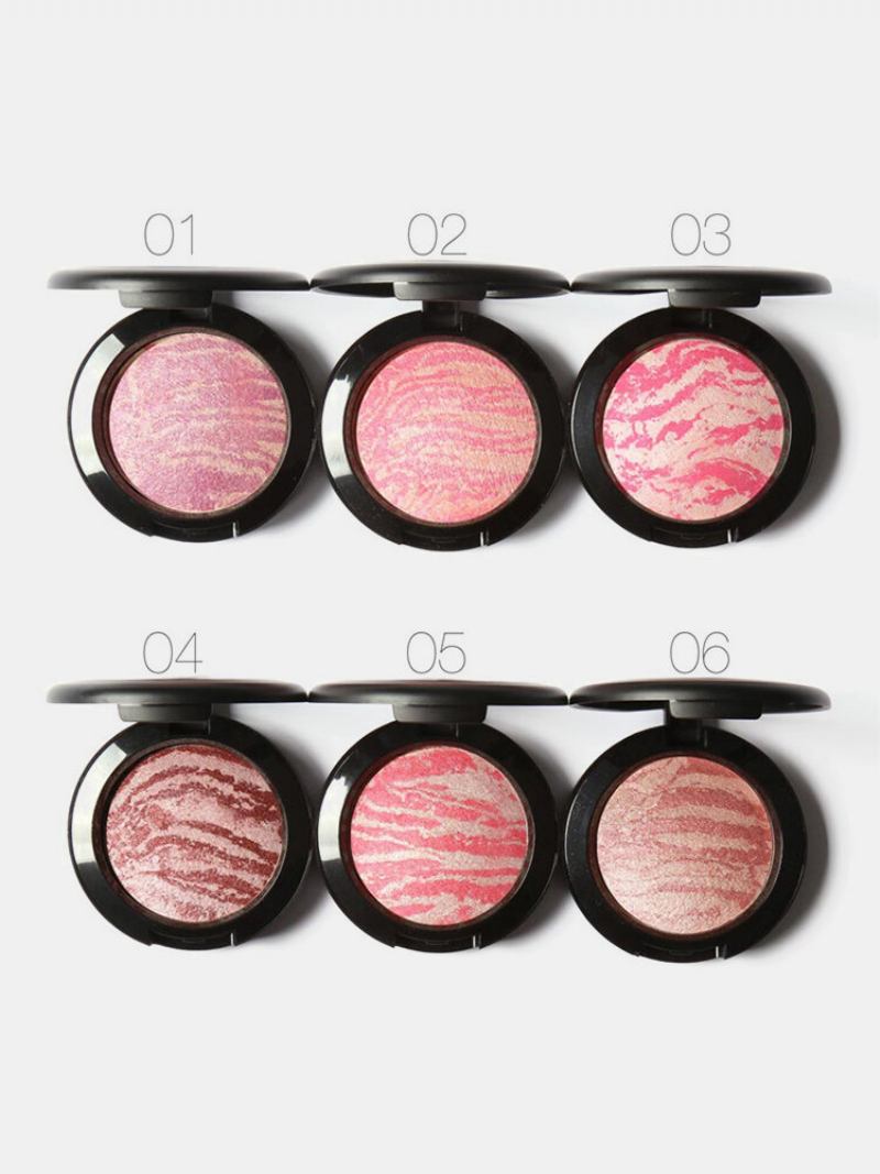 Ρουζ 6 Χρωμάτων Ενυδατικό Brightening Complexion Repairing High Gloss Rouge Blush