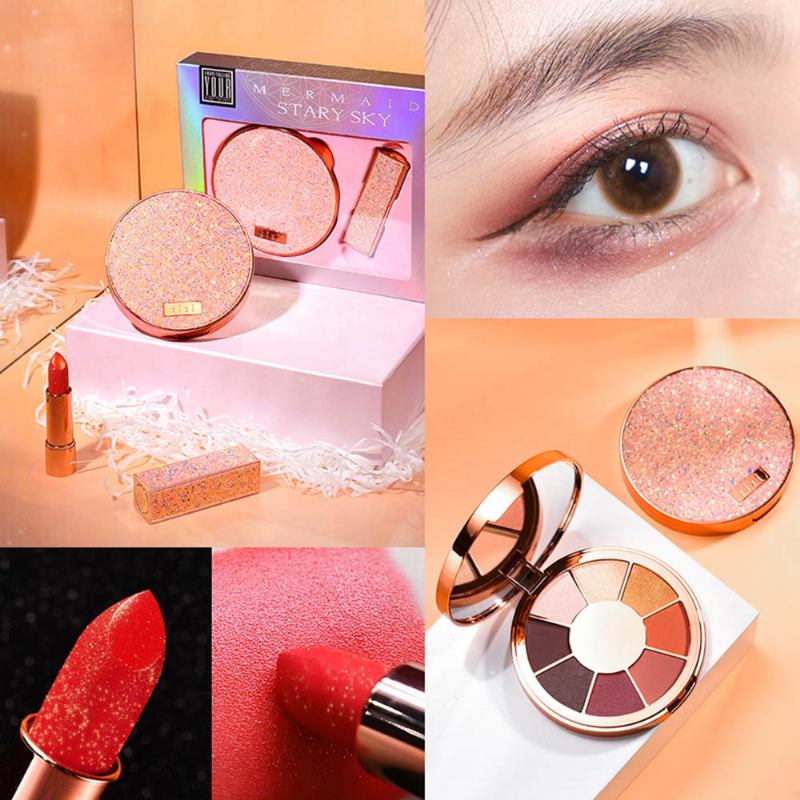 Σετ Δώρου Star Sky Beauty Box Student Fairy Eye Shadow Disc Internet Explosion Box