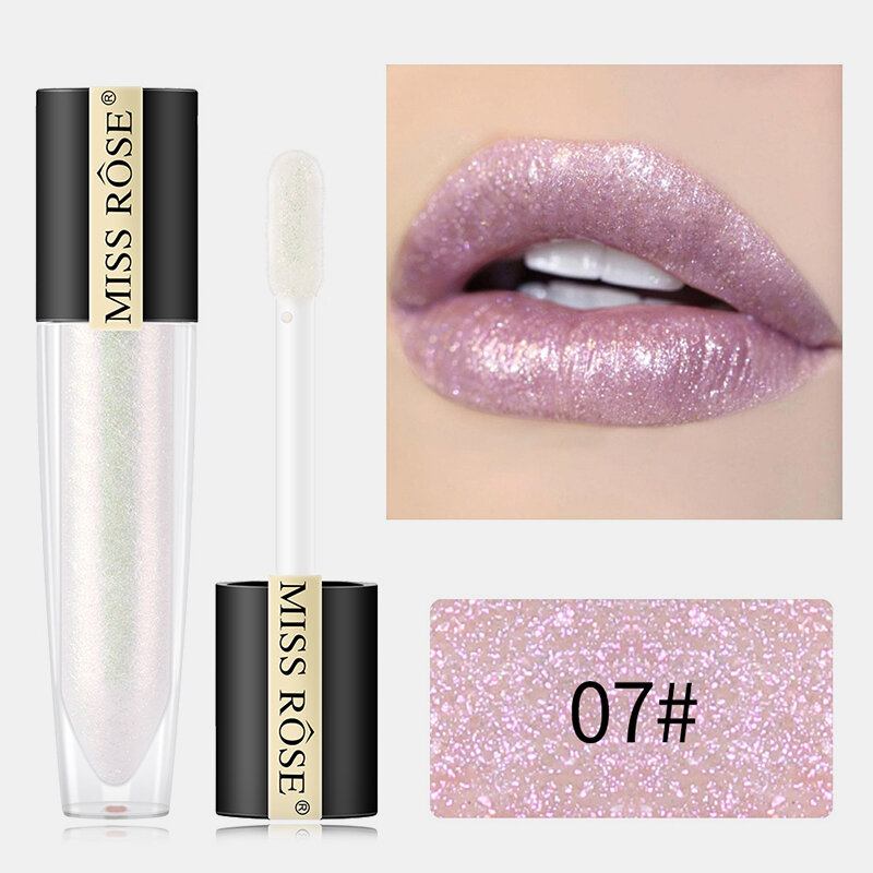 Shimmer Lip Gloss Waterproof Liquid Lipstick Moisturizer Polarized Cosmetic Pearl Glitter Lip Plumpe