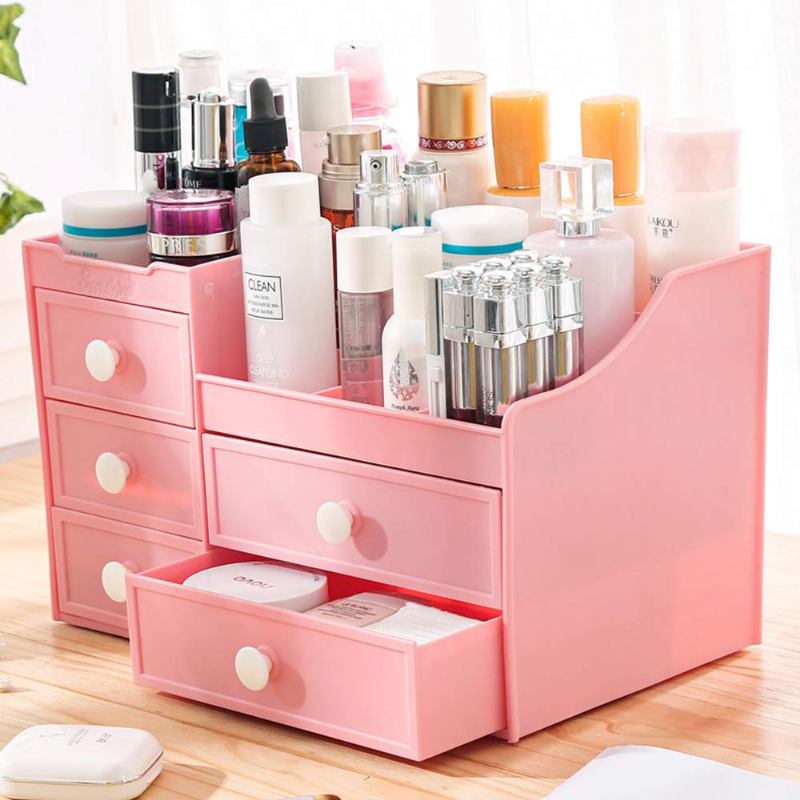 Συρτάρι & Μακιγιάζ Storage Organizer For Desk Mask Lipstick Makeup Tools