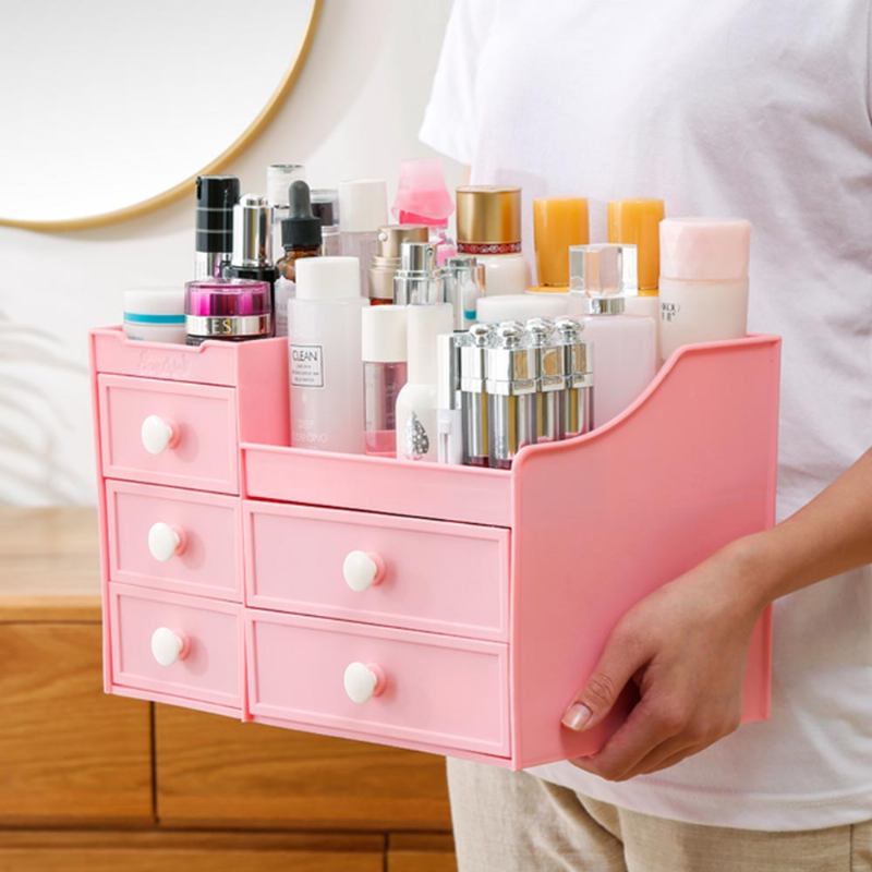 Συρτάρι & Μακιγιάζ Storage Organizer For Desk Mask Lipstick Makeup Tools