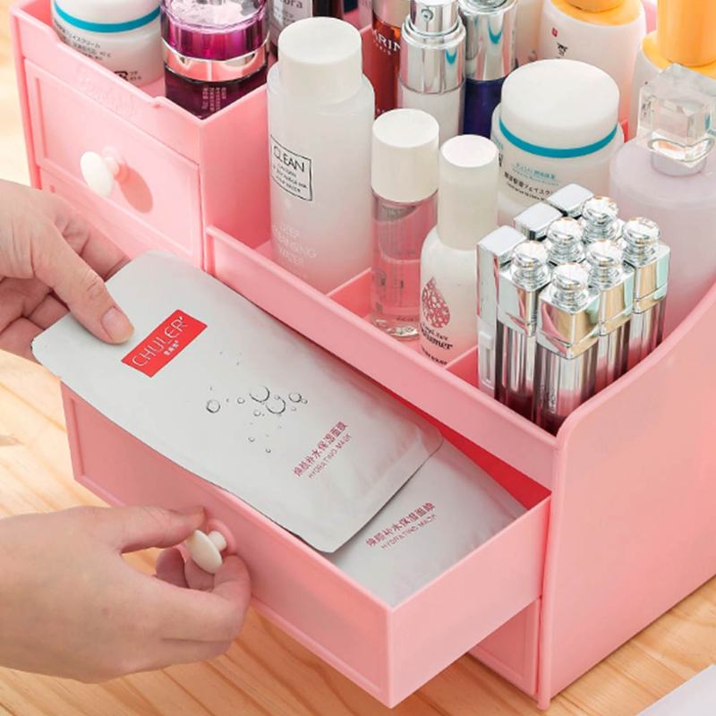 Συρτάρι & Μακιγιάζ Storage Organizer For Desk Mask Lipstick Makeup Tools