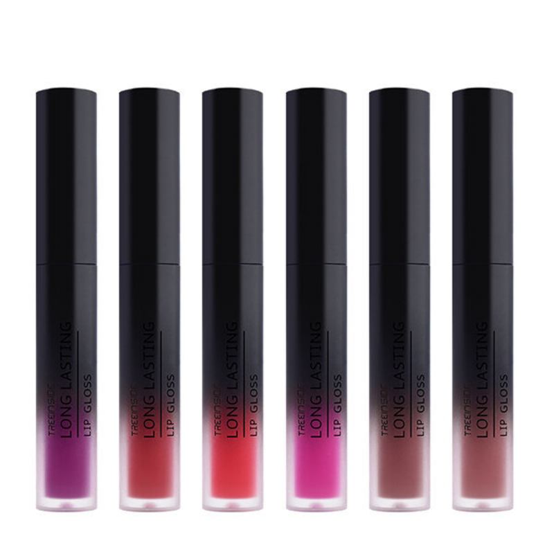 Treeinside Velvet Matte Liquid Lipstick Lip Gloss Χρώμα Μακιγιάζ Μακράς Διαρκείας Pigment Sexy Red Lips