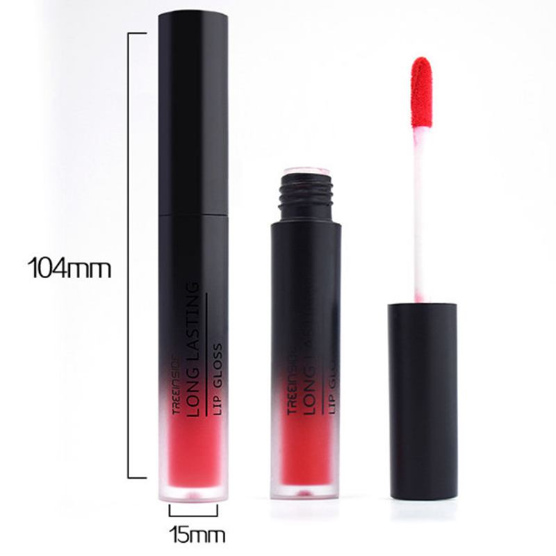 Treeinside Velvet Matte Liquid Lipstick Lip Gloss Χρώμα Μακιγιάζ Μακράς Διαρκείας Pigment Sexy Red Lips