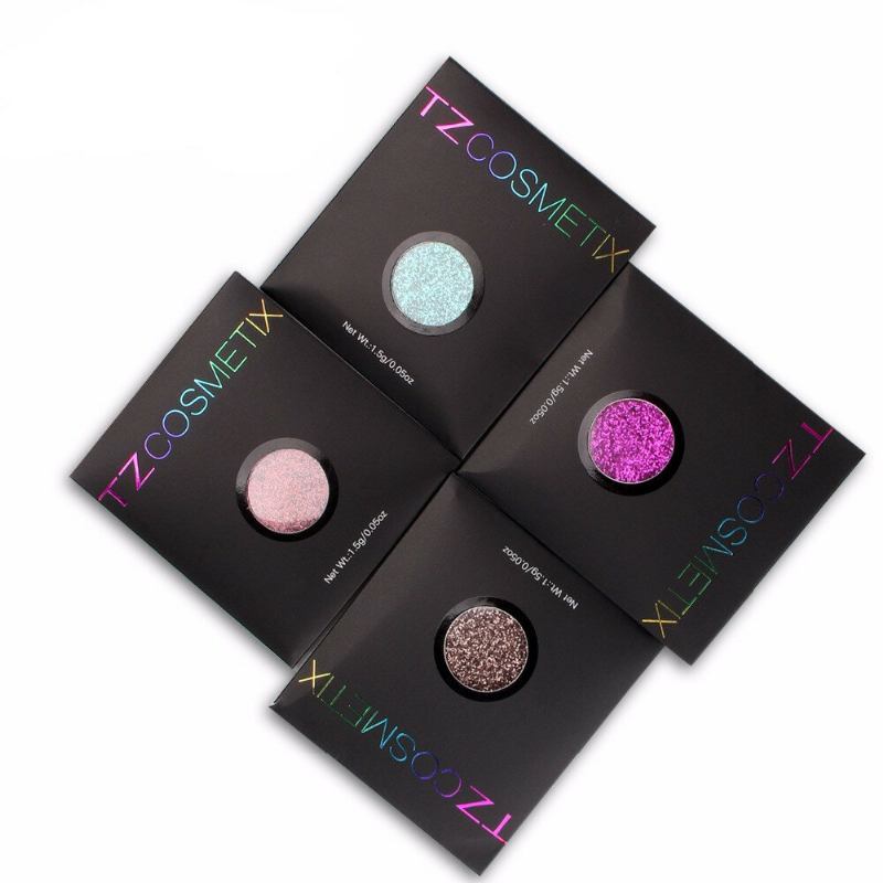 Tz Pressed Glitters Single Eyeshadow Diamond Rainbow Eyes Make Up Cosmetics