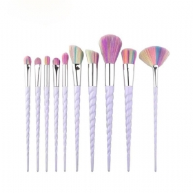 Unicorn Brushes Makeup Set Pretty Eyeshadow Blending Foundation Powder Blush 5 Τμχ 10 Τμχ