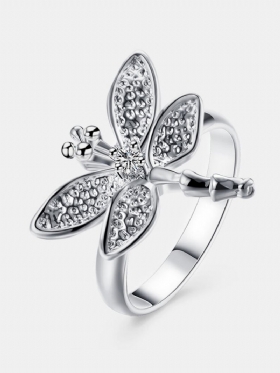 Δώρο Γυναικείο Δαχτυλίδι Πολυτελείας Yueyin Zircon Dragonfly