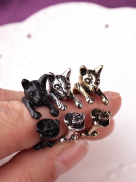 Δώρο Κοσμήματος Με Δαχτυλίδι Vintage Ζώων Σε Σχήμα Γυναικών