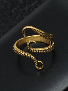 Δώρο Κοσμήματος Vintage Από Ανοξείδωτο Ατσάλι Animal Ανδρικό Δαχτυλίδι Με Ρυθμιζόμενο Χταπόδι Πλοκάμι