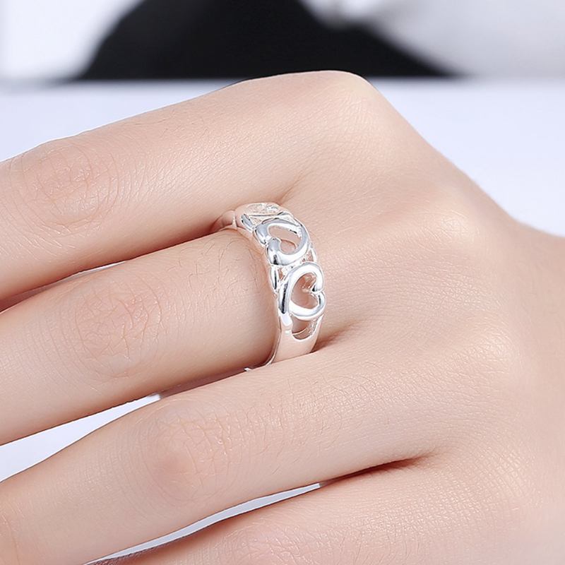 Γυναικείο Δαχτυλίδι Yueying Sweet Ring Hollow Heart Επιχρυσωμένο