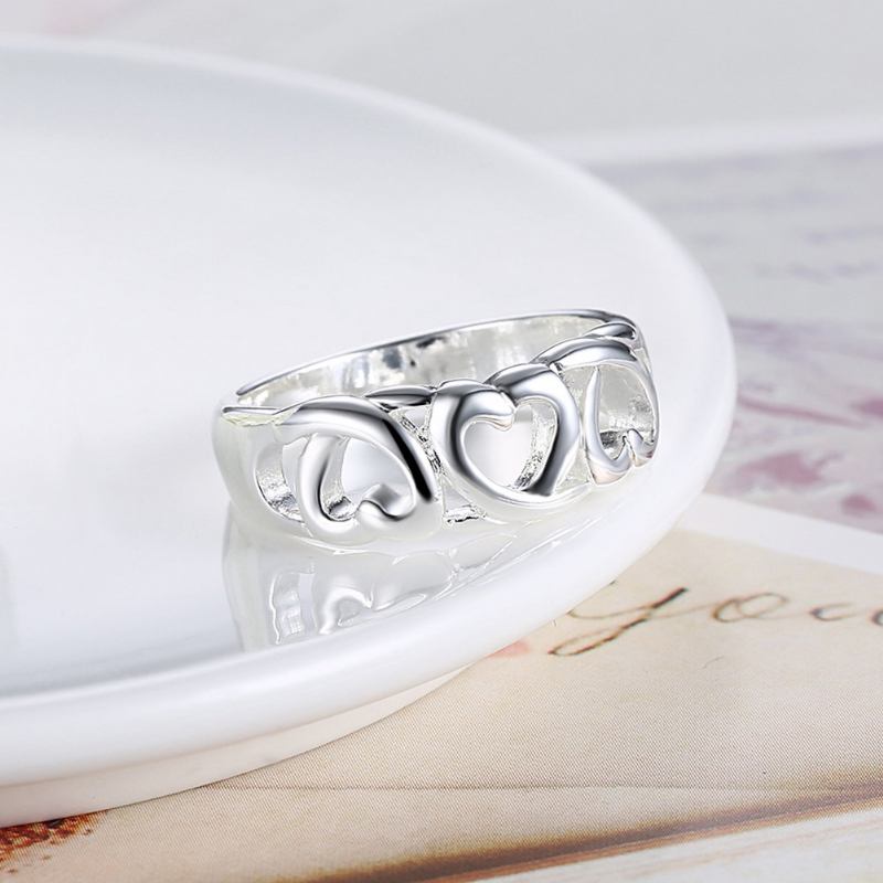 Γυναικείο Δαχτυλίδι Yueying Sweet Ring Hollow Heart Επιχρυσωμένο