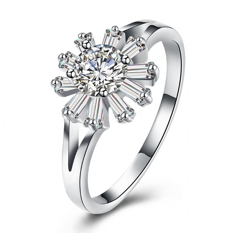 Γυναικείο Δώρο Yueyin Sweet Ring Daisy Flower Zircon