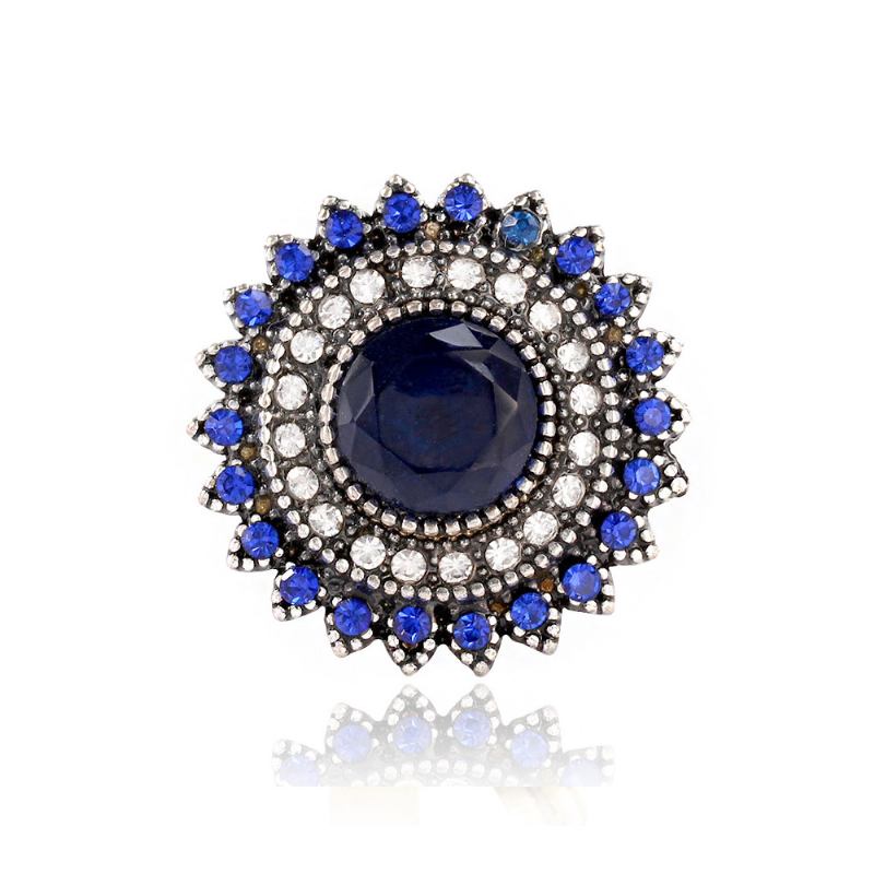 Γυναικείο Ρετρό Δαχτυλίδι Big Sun Flower Rhinestone Rings Από Κράμα Αλουμινίου Δαχτυλίδια Γυναικεία Αξεσουάρ Μόδας Τα Καλύτερα Δώρα Για Γυναίκες