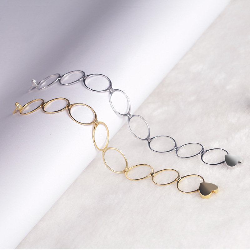 Μοναδικά Δαχτυλίδια Heart Finger Stackable Multilayer 2 Σε 1 Βραχιόλι Διπλής Χρήσης Για Γυναίκες