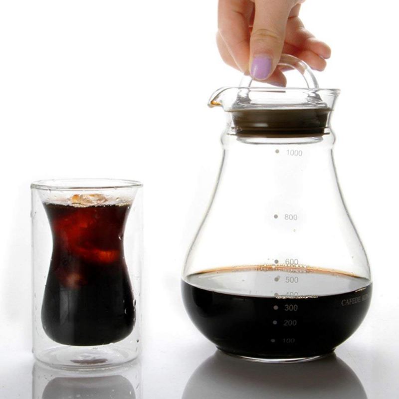 1000 Ml Glass Cold Iced Drip Brew Home Coffee Maker Pot Pour Over Machine