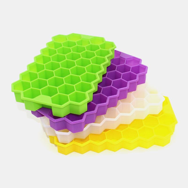 37 Grid Honeycomb Silicone Ice Cube Diy Θρυμματισμένος Πάγος Ice Mold