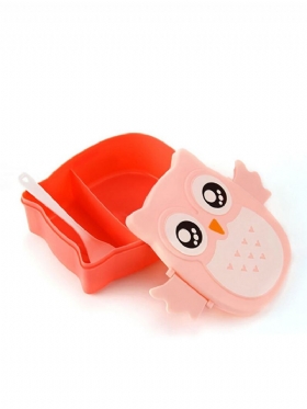 900ml Cute Owl Lunch Box Φαγητό Δοχείο Αποθήκευσης Φρούτων Φορητό Bento Box Picnic