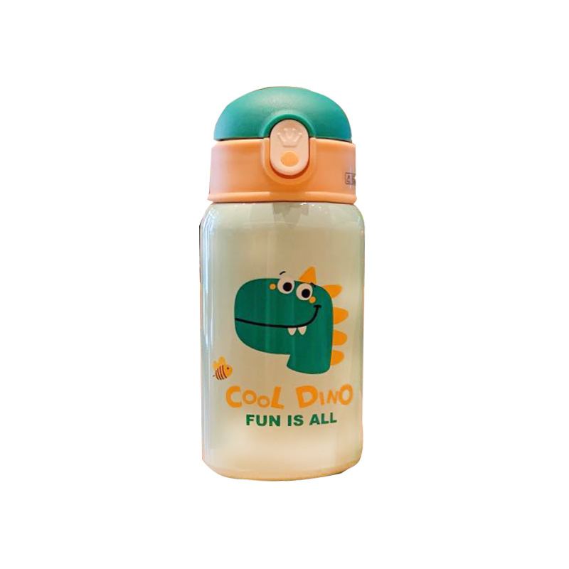 Aylee Smart Children's Thermos Cup Straw Pot Kindergarten Pupils Μπουκάλι Νερού Από Ανοξείδωτο Ατσάλι Φορητό