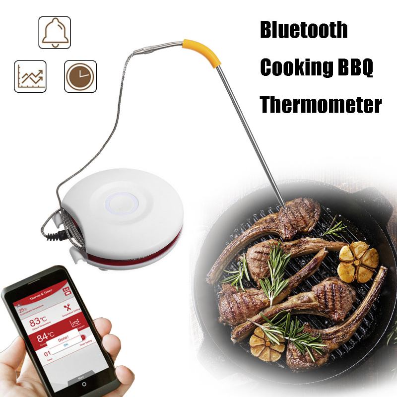 Bluetooth Μαγειρική Bbq Θερμόμετρο Εργαλεία Κουζίνας Συσκευές Για Πικνίκ