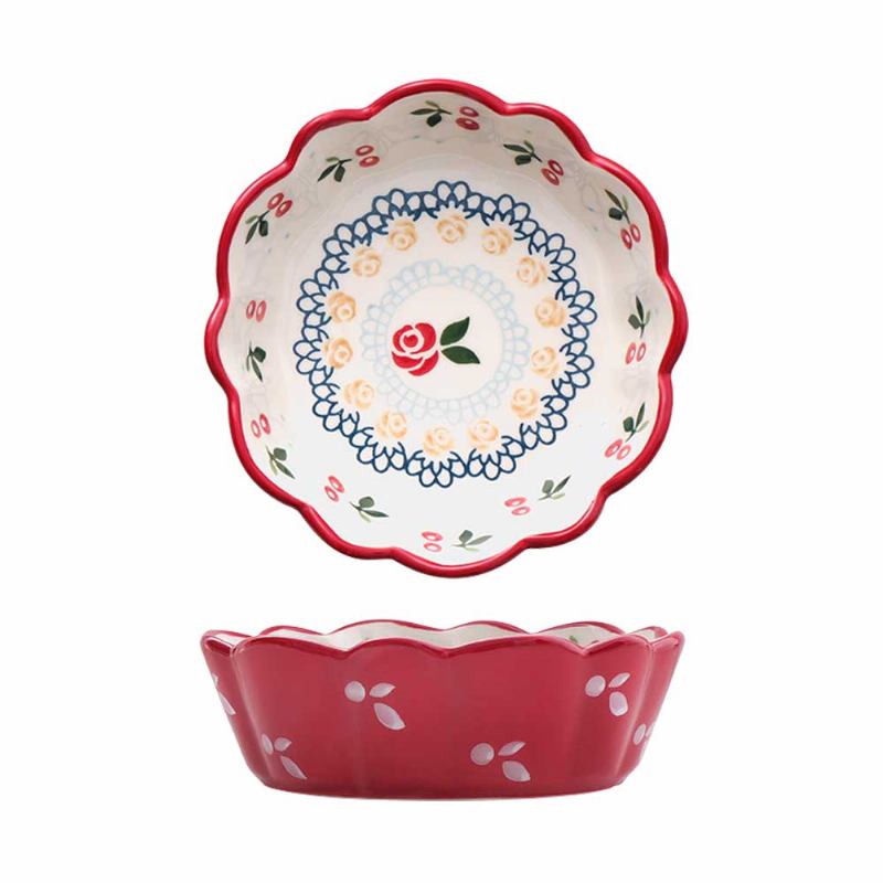 Δημιουργικό Χειροποίητο Cherry Little Keramic Bowl Σνακ Φωλιά Μπολ Για Οικιακά Επιτραπέζια Σκεύη Για Επιδόρπιο Με Φρουτοσαλάτα Ευρώπης