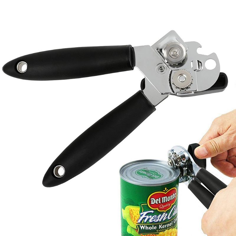 Εγχειρίδιο Heavy Duty Opener Ανοξείδωτο Ανοιχτήρι Κονσερβών Με Λεία Σκληρή Κοπτική Άκρη Και Άνετη Λαβή