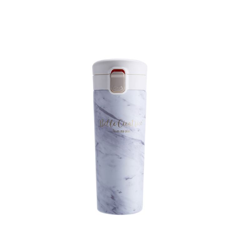 Fashion Marble Thermos Cup Με Μόνωση Κενού Από Ανοξείδωτο Ατσάλι Μπουκάλι Νερού Αθλητική Κούπα Ταξιδιού Καφέ